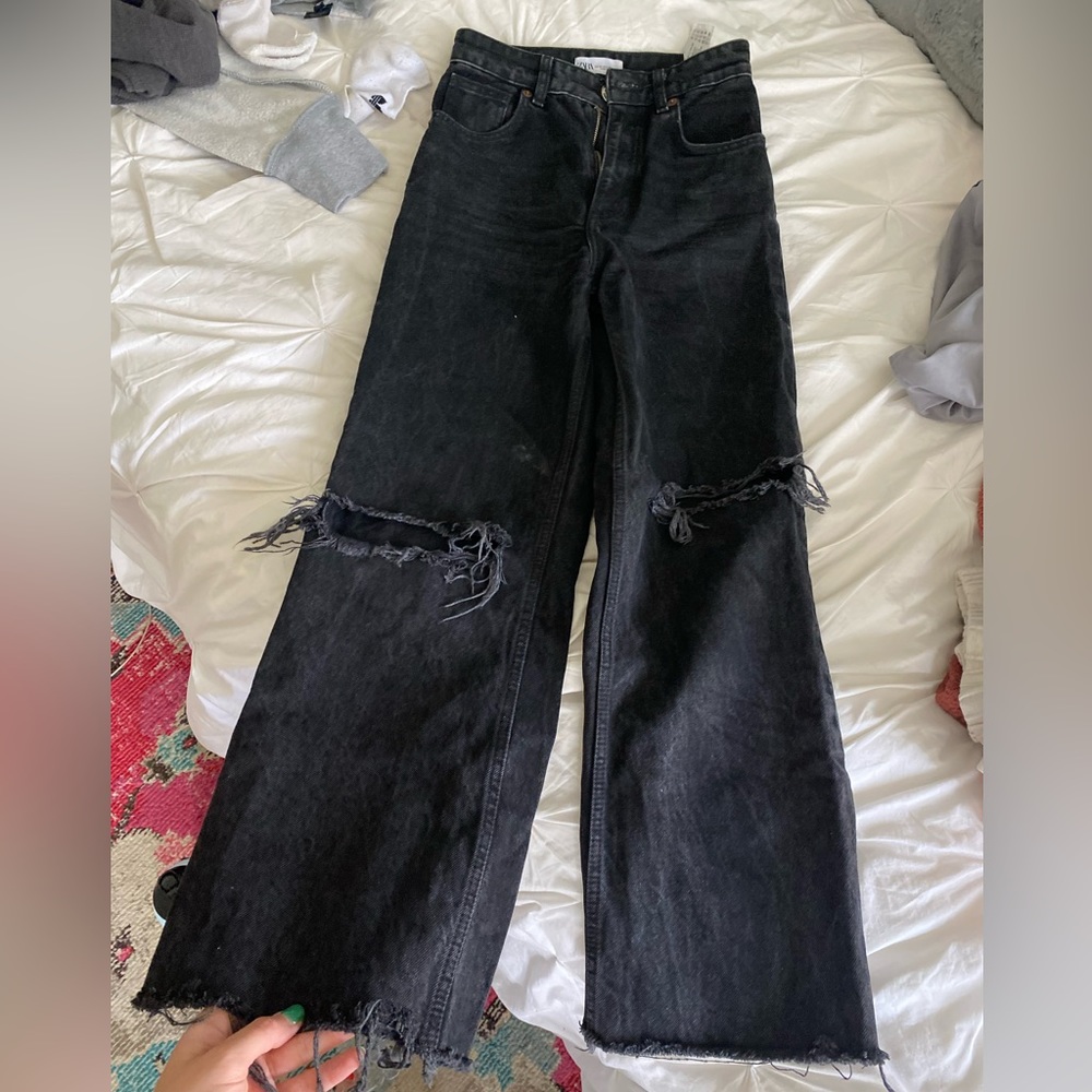Zara Wide Leg High-Rise